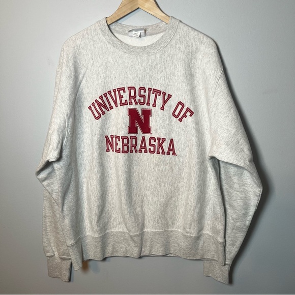 Champion Other - Vtg University of Nebraska Cornhuskers Crewneck Men’s L Champion Reverse Weave